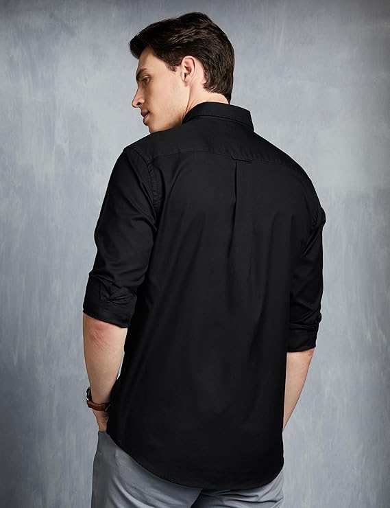 Symbol Premium Men's Stylish Solid All Day Fresh Buttondown Casual Shirt - Image 5