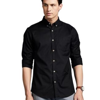 Symbol Premium Men's Stylish Solid All Day Fresh Buttondown Casual Shirt